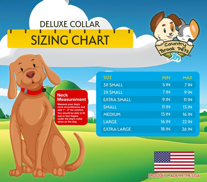 Country Brook Design Country Brook Petz - Everyday Nylon Dog Collar for Large, Medium, and Small Dogs and Puppies - for Everyday Use in 10+ Warm Colors (Medium, 3/4 Inch Wide, Red) - Image 4